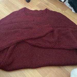 Maroon sweater
